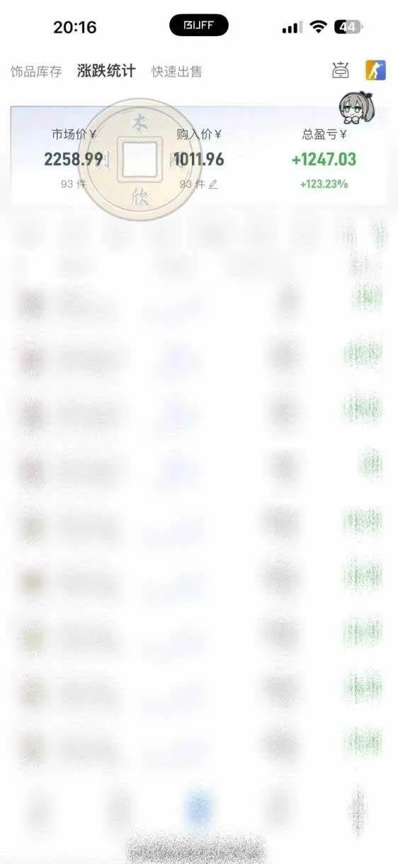 (20402期)CS2饰品搬砖,每轮收益为采购本金的10%+,综合月化为20-30%,稳健型副业 (20402期)CS2饰品搬砖,每轮收益为采购本金的10%+,综合月化为20-30%,稳健型副业